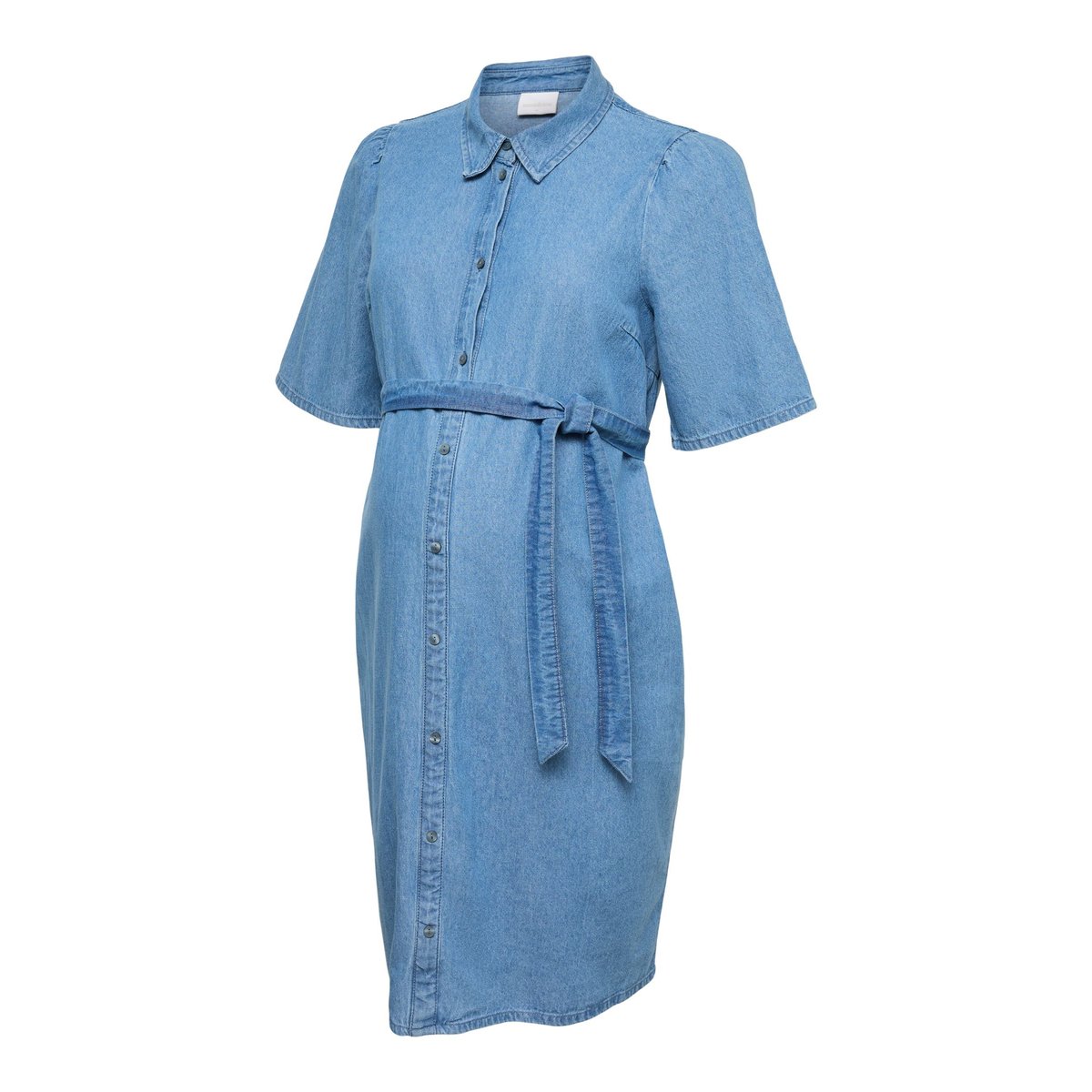 Robe light blue denim, MAMA LICIOUS