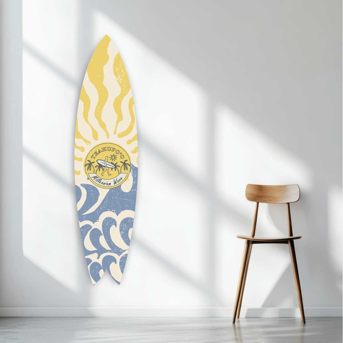 Planche de surf déco Teahupoo surf tableau alu dibond, HEXOA