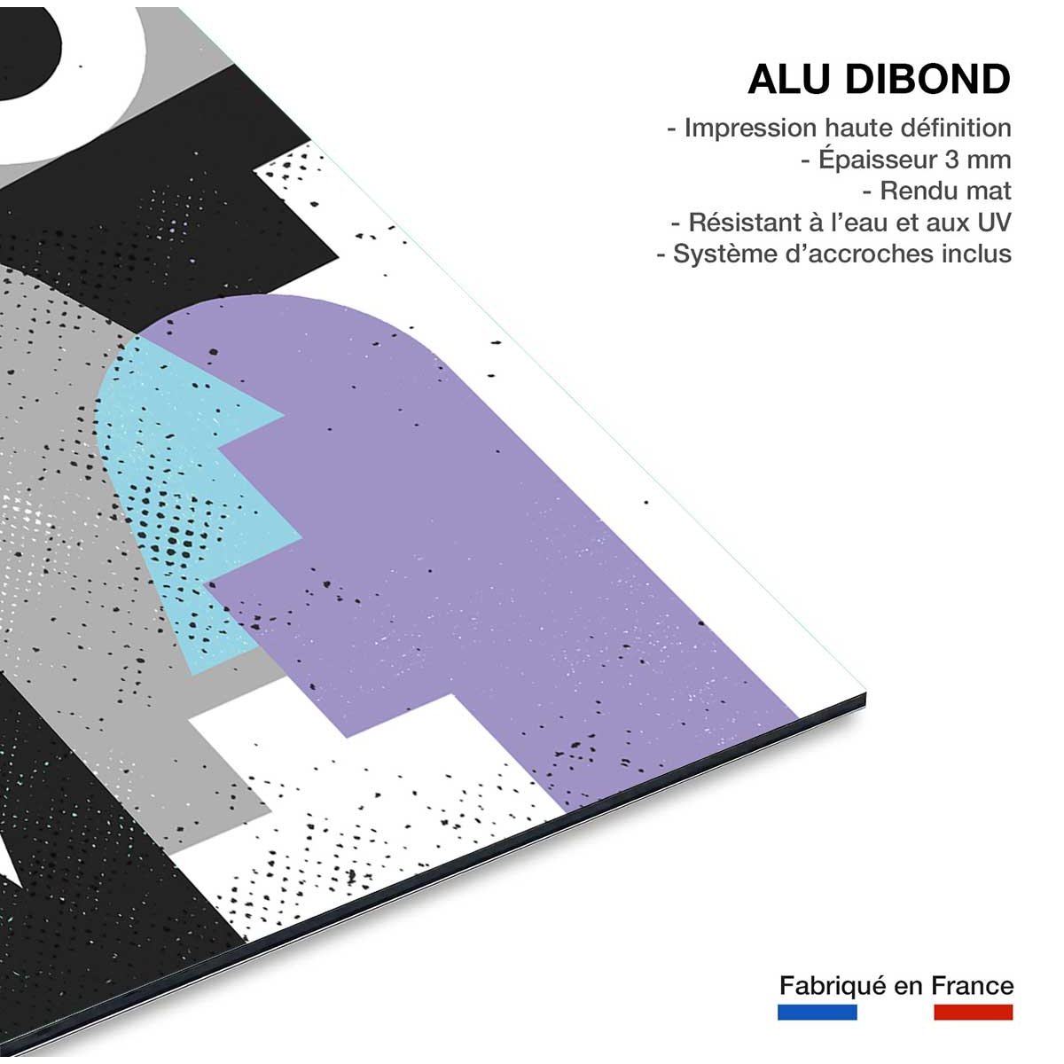 Tableau Oeil conceptuel tableau alu dibond, HEXOA