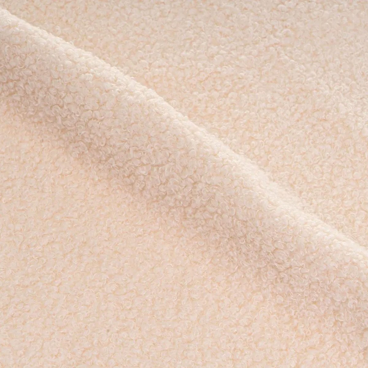 Tapis descente de lit sherpa suédine bouclé beige 60x90cm beige, WADIGA