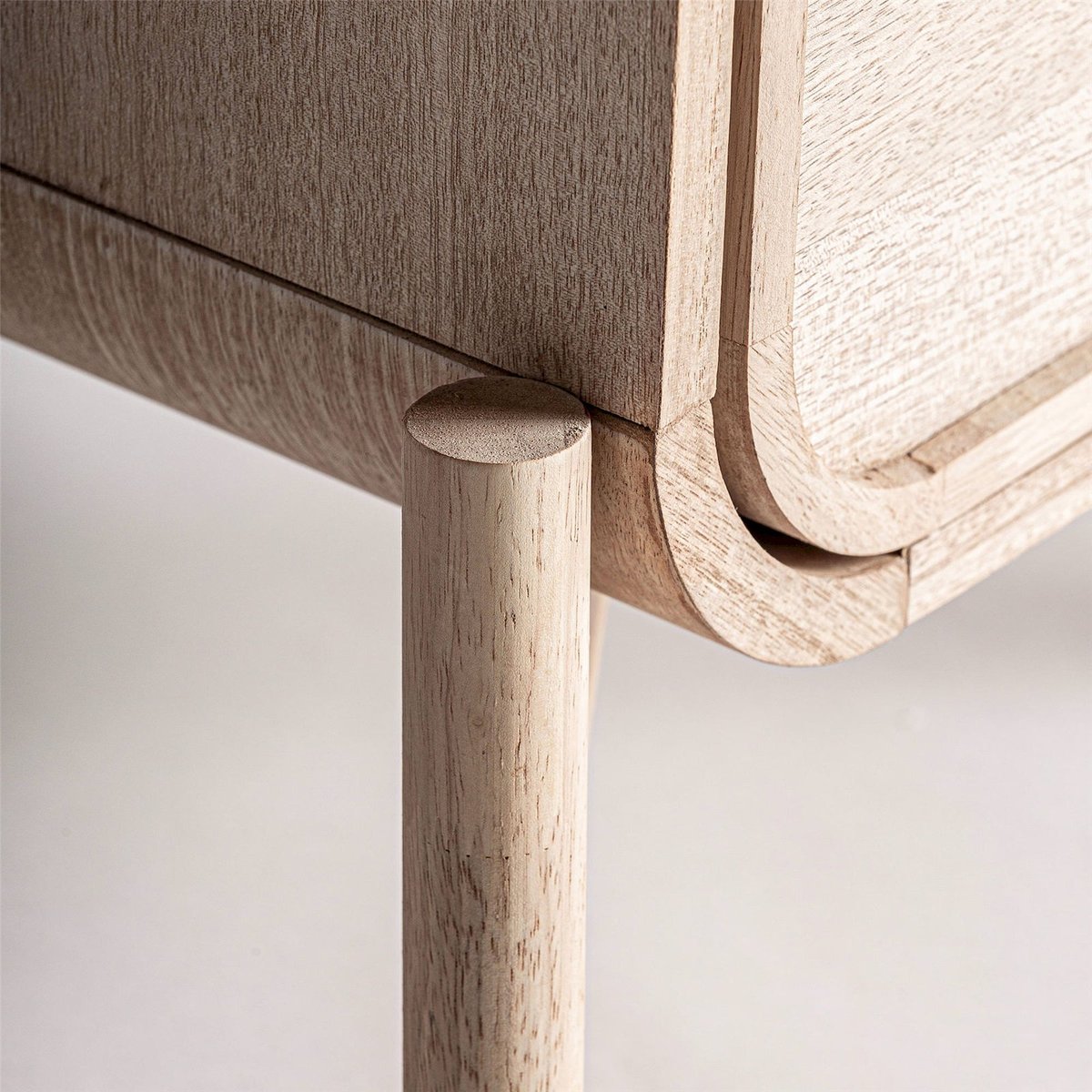 Commode en bois de frêne et rotin bois clair et rotin naturel, RECOLLECTION