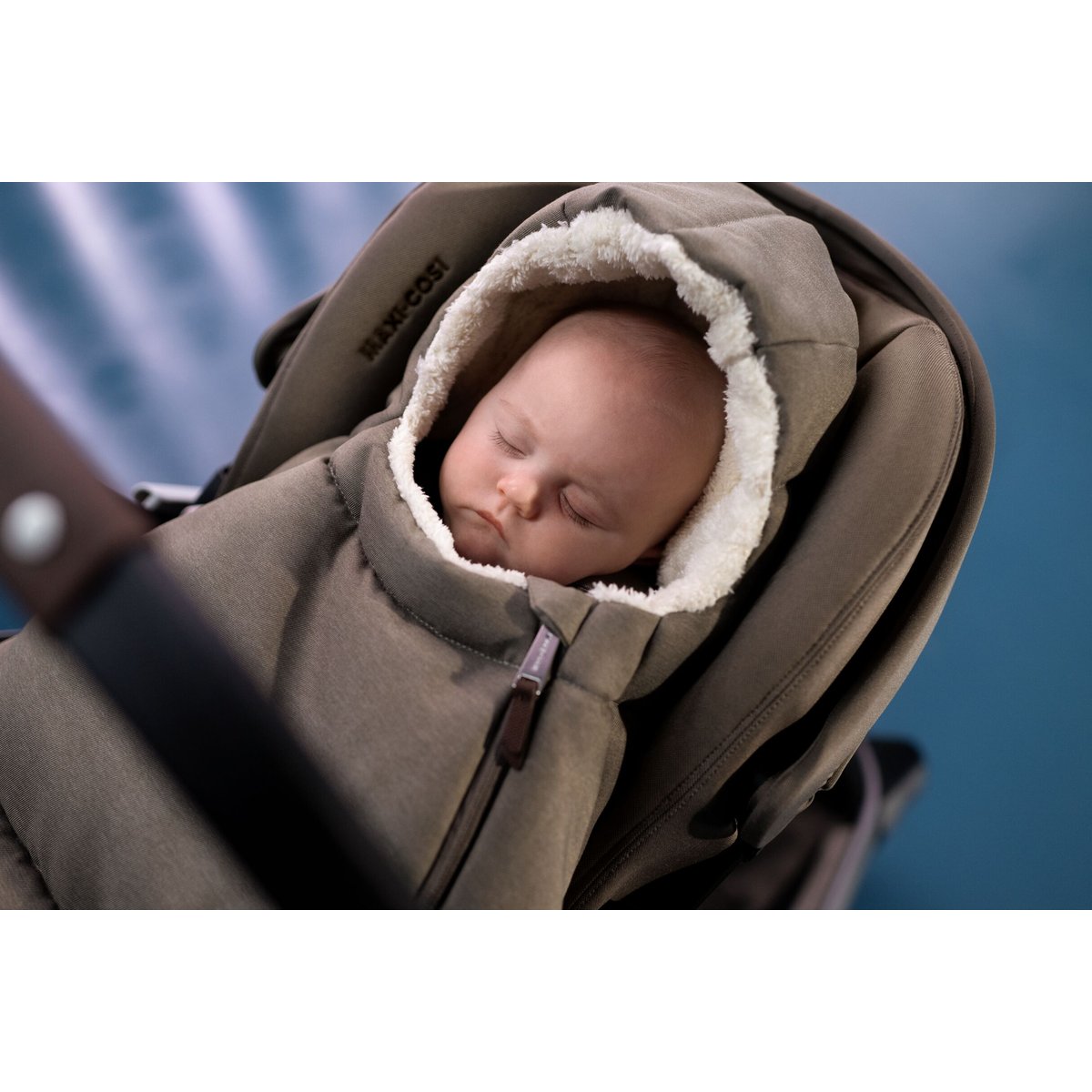 Chancelière bébé pour siège auto gris, MAXI COSI