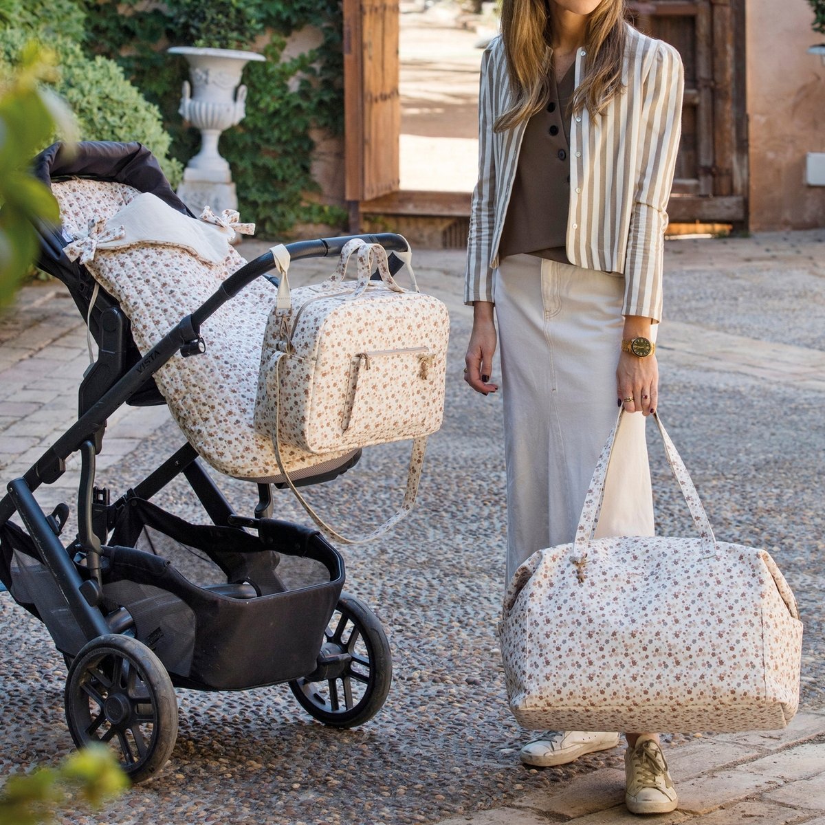 Sac XL blanc, rose, marron, PASITO A PASITO