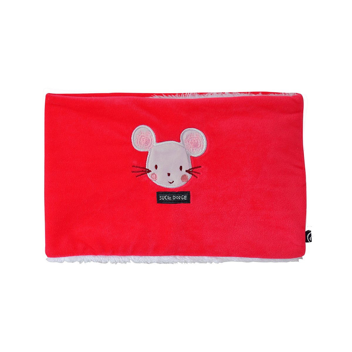 Tour de cou snood bapha souris rose, SUCRE D'ORGE