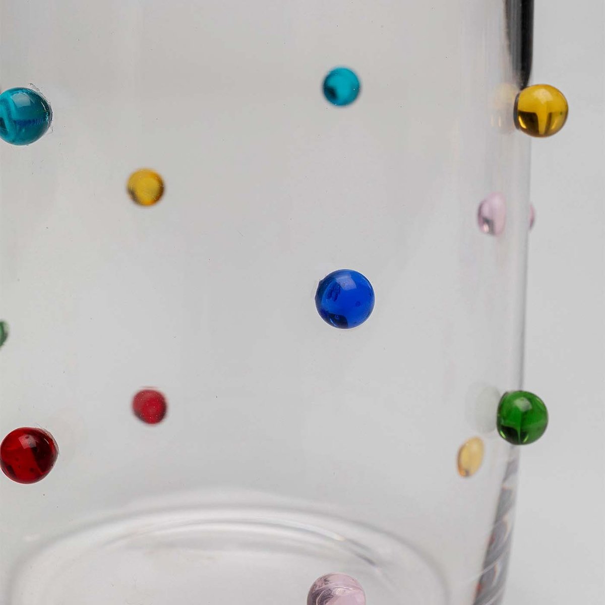 Lot de 4 verres à eau, PARTY DOTS transparent, KARE DESIGN
