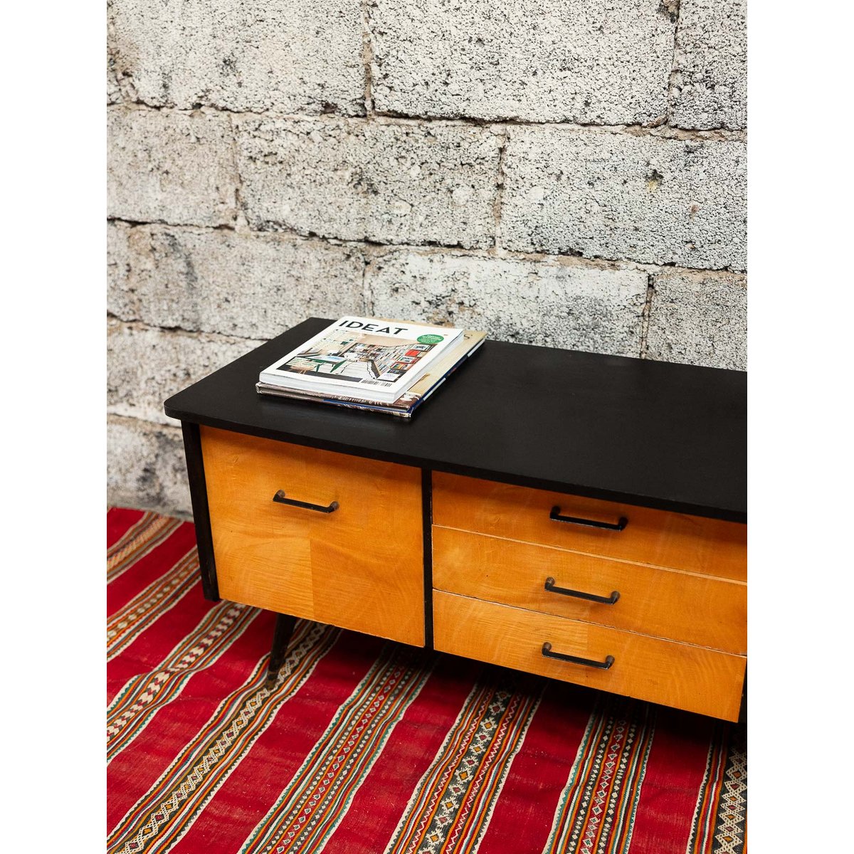 Enfilade bicolore Margaret N°525 - Bon état noir, DEBONGOUT