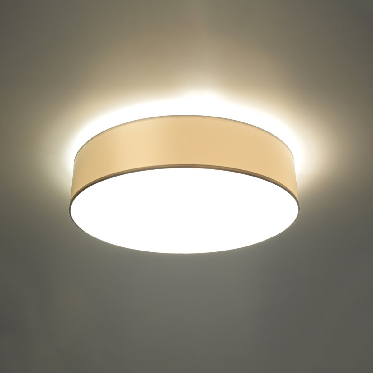 Plafonnier PVC Blanc E27 4 Arena blanc, EDEN
