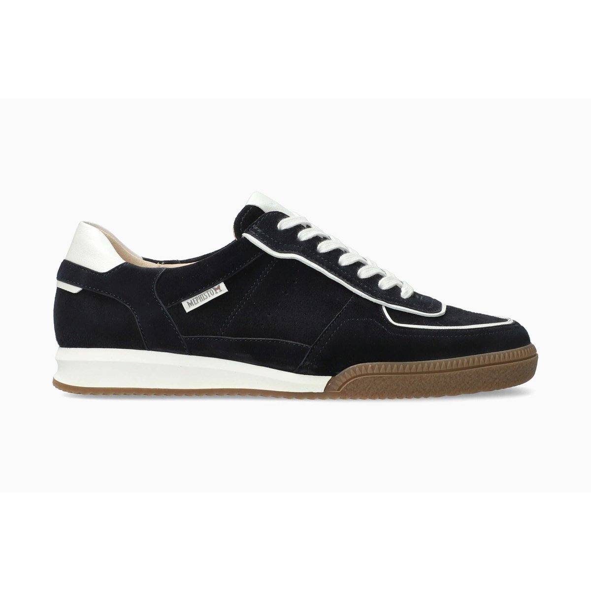 Baskets en cuir WANESSA bleu navy 514, MEPHISTO