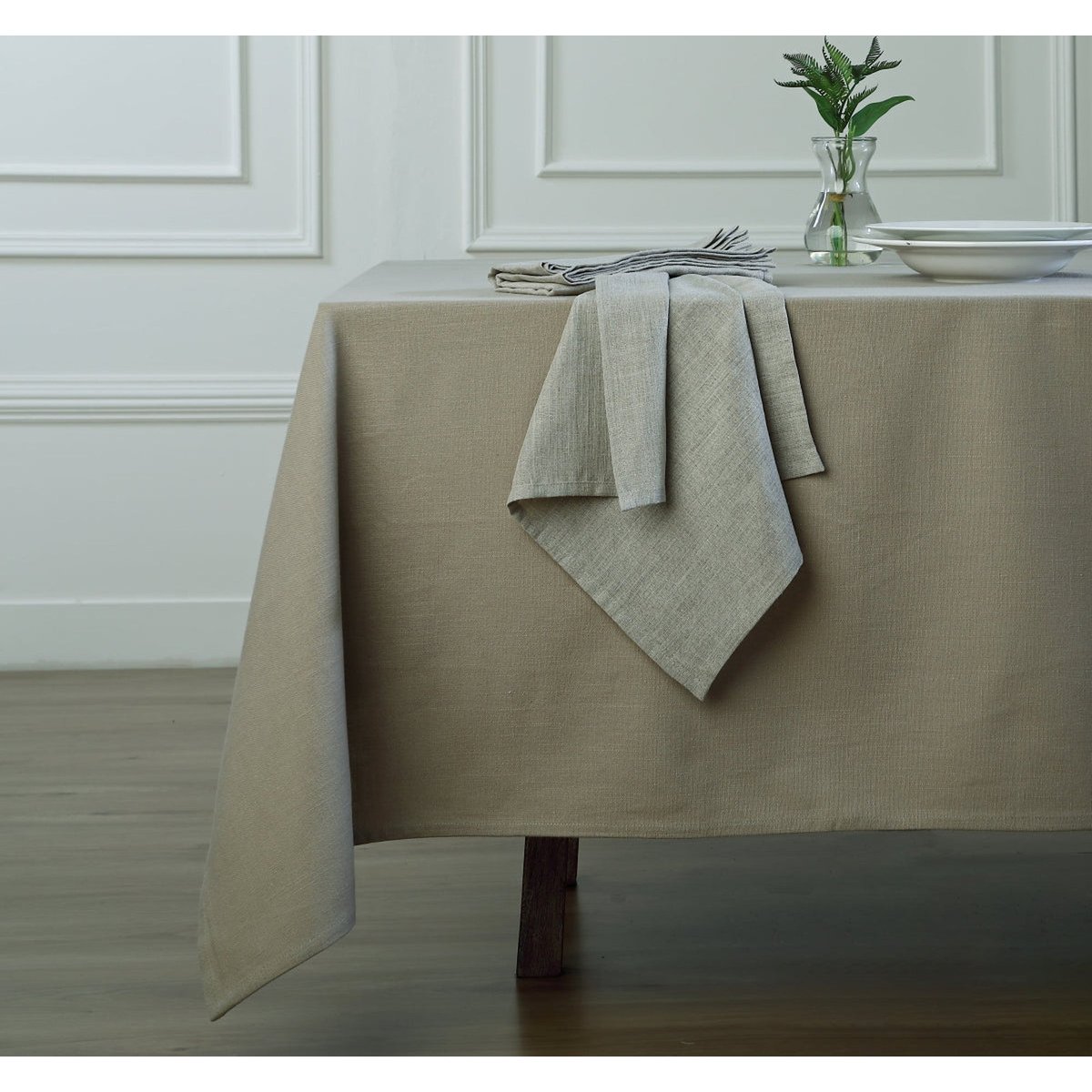 Nappe toile de coton LOUIS naturel, FEBRONIE