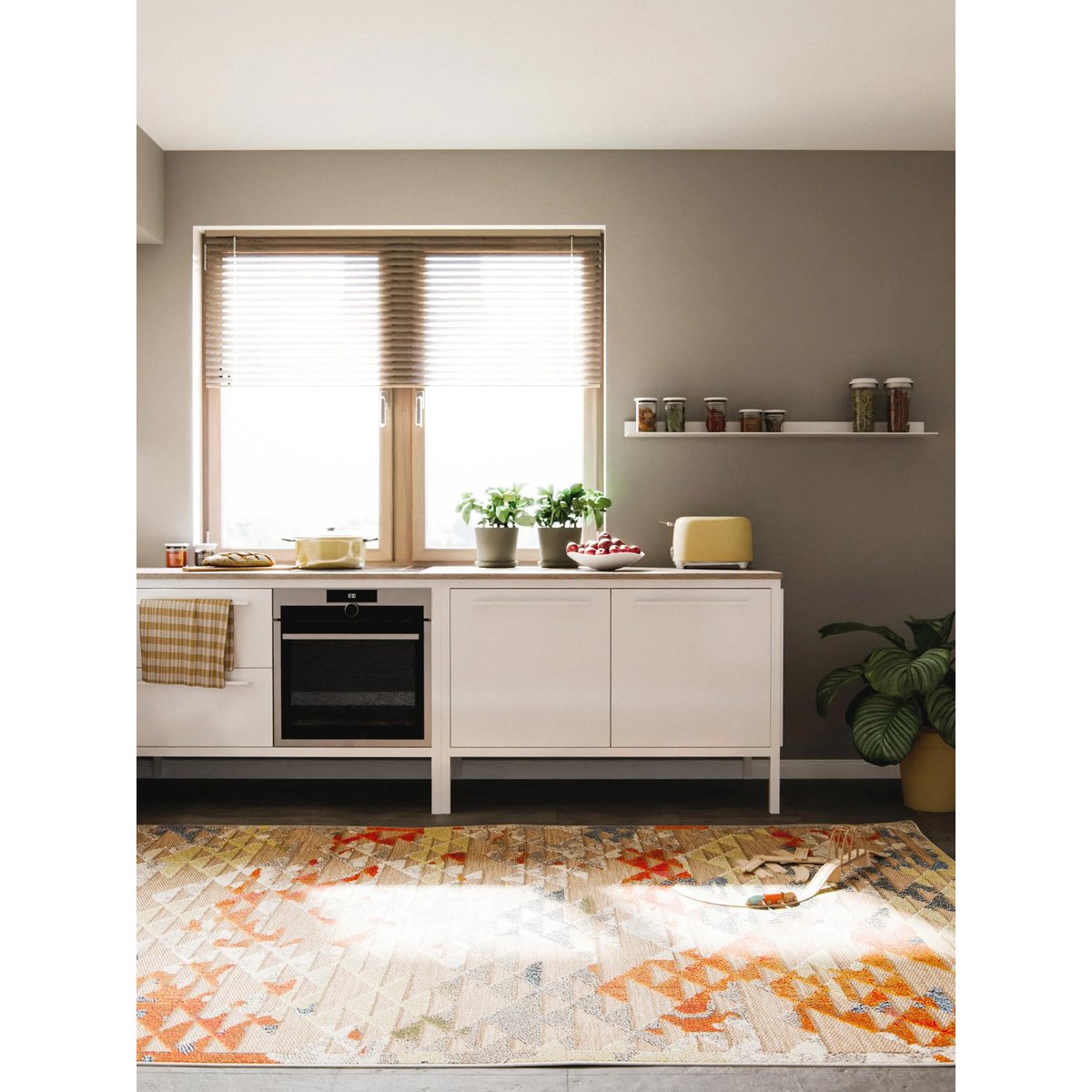 Tapis d'extérieur & intérieur NOELIA multicouleur, BENUTA 
