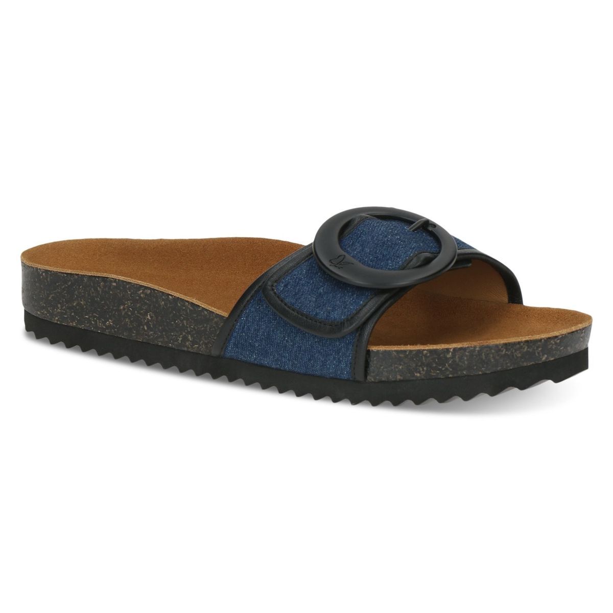 Mule plate bleu marine, CAPRICE