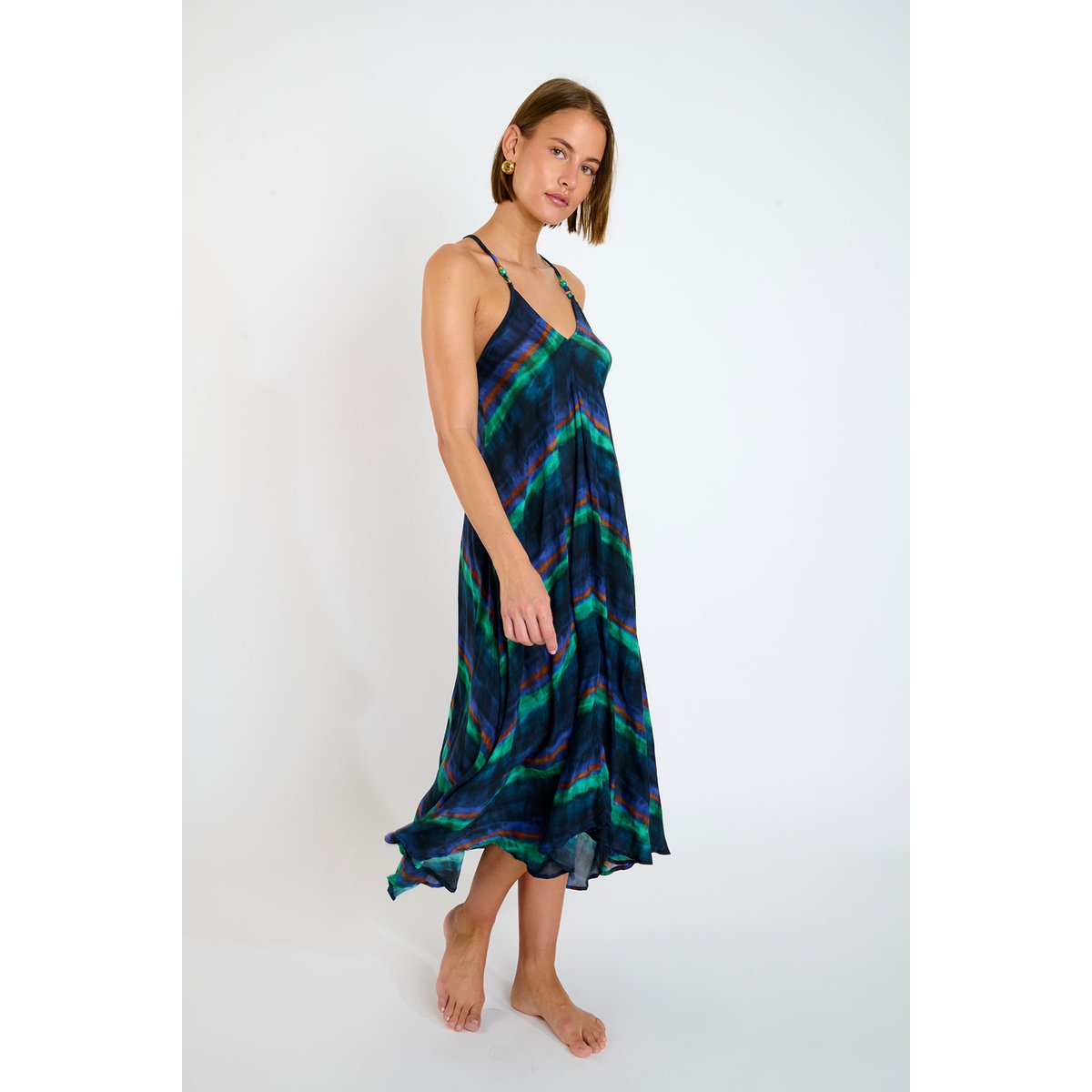 Robe beachwear Ahona - LUNAVOIL bleu nuit, BANANA MOON