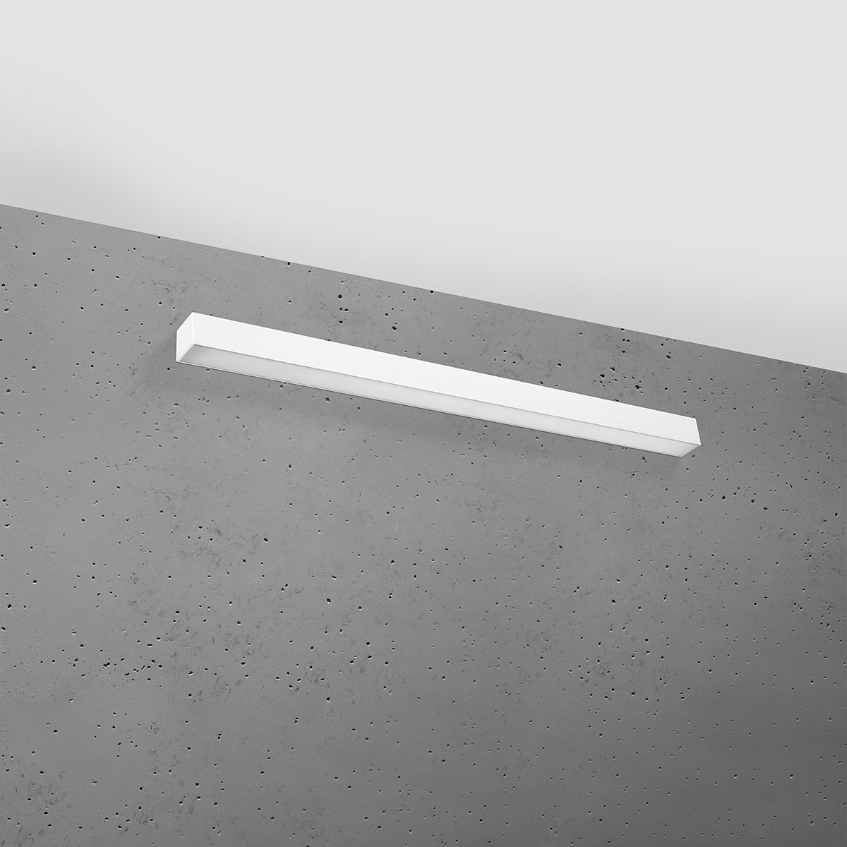 Applique murale Aluminium Blanc LED 1 Pinne blanc, EDEN