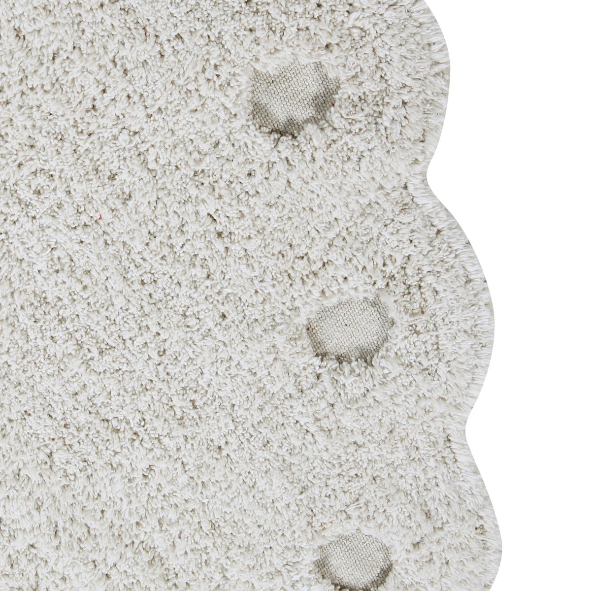 Tapis ovale en coton Pomme de pin COTTON WOODS gris, LORENA CANALS
