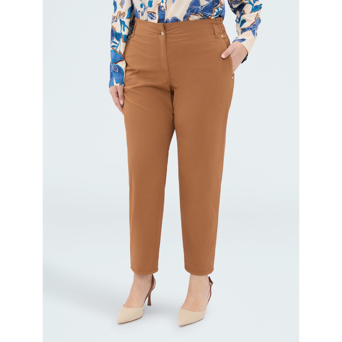 Pantalon Balloon marron, FIORELLA RUBINO