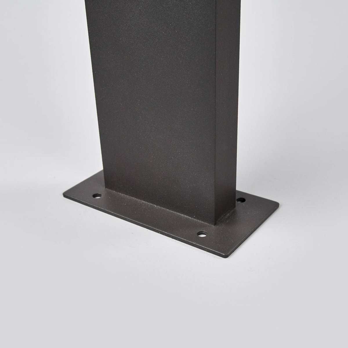 Luminaire extérieur en aluminium moderneLED gris graphite, blanc opale, LUCANDE