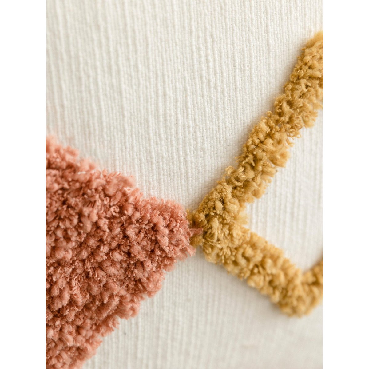 Coussin 100% Coton Géométrique -IKAL multicolore, KENAY