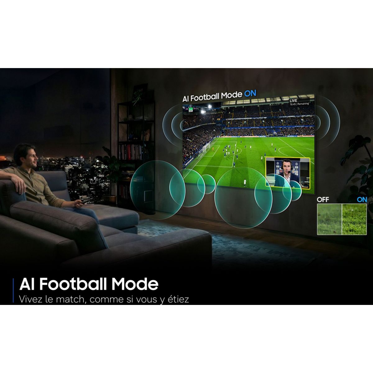 TV Mini LED TU75M80H (2026) 75" (189 cm) 4K - Smart TV avec IA couleur unique, SAMSUNG
