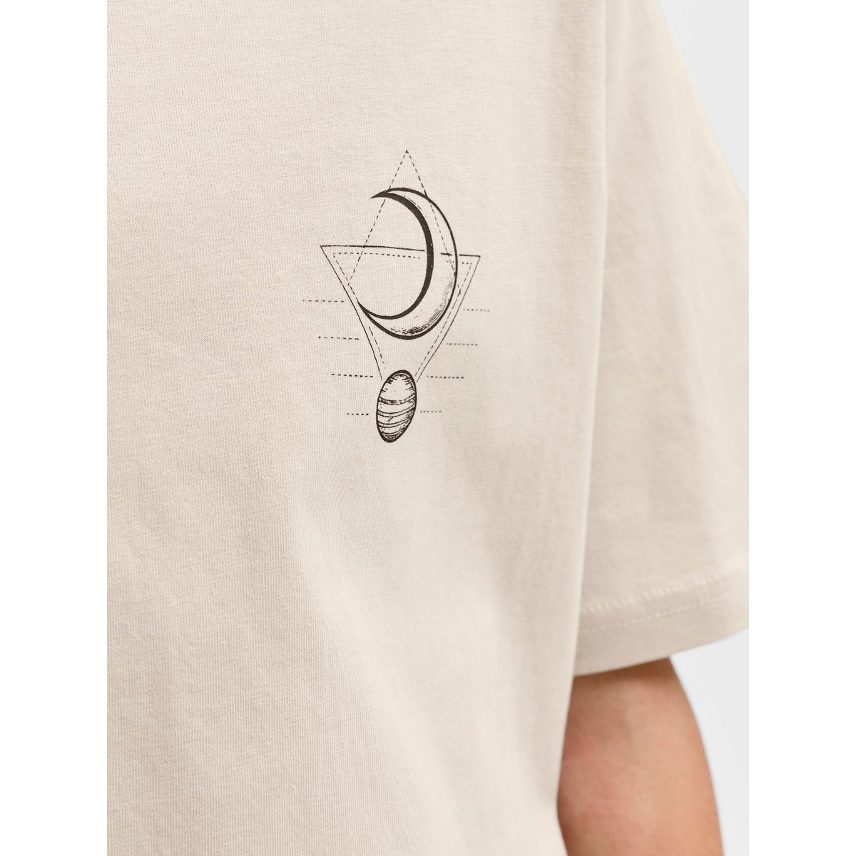 T-Shirt moonbeam, JACK & JONES JUNIOR