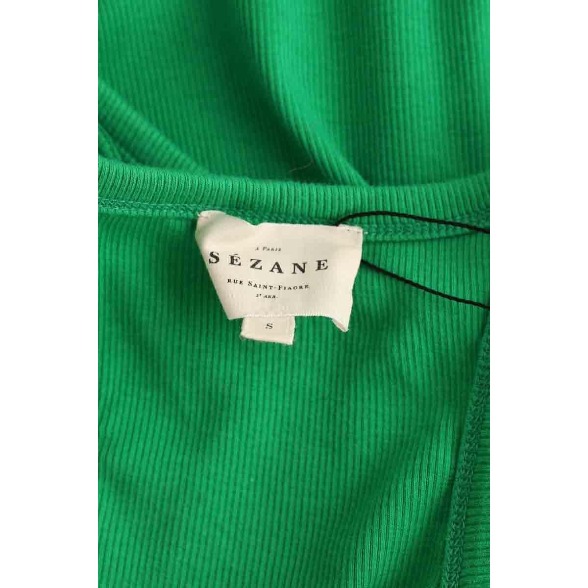 Top sans manche - Très Bon État vert, SEZANE