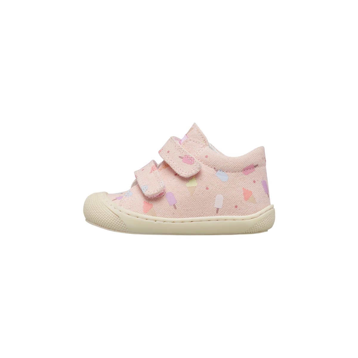 Chaussures premiers pas en tissu COCOON VL rose-, NATURINO