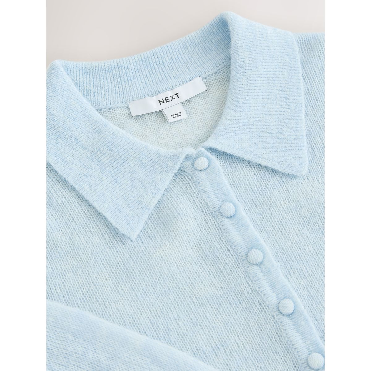 Chemise en maille transparente bleu clair, NEXT