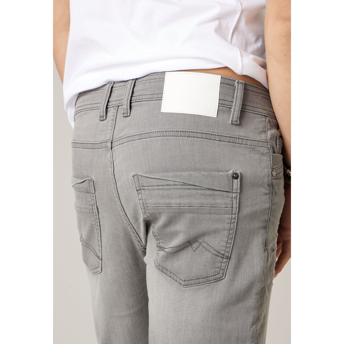 Bermuda regular homme en jean BART light grey used, DEELUXE