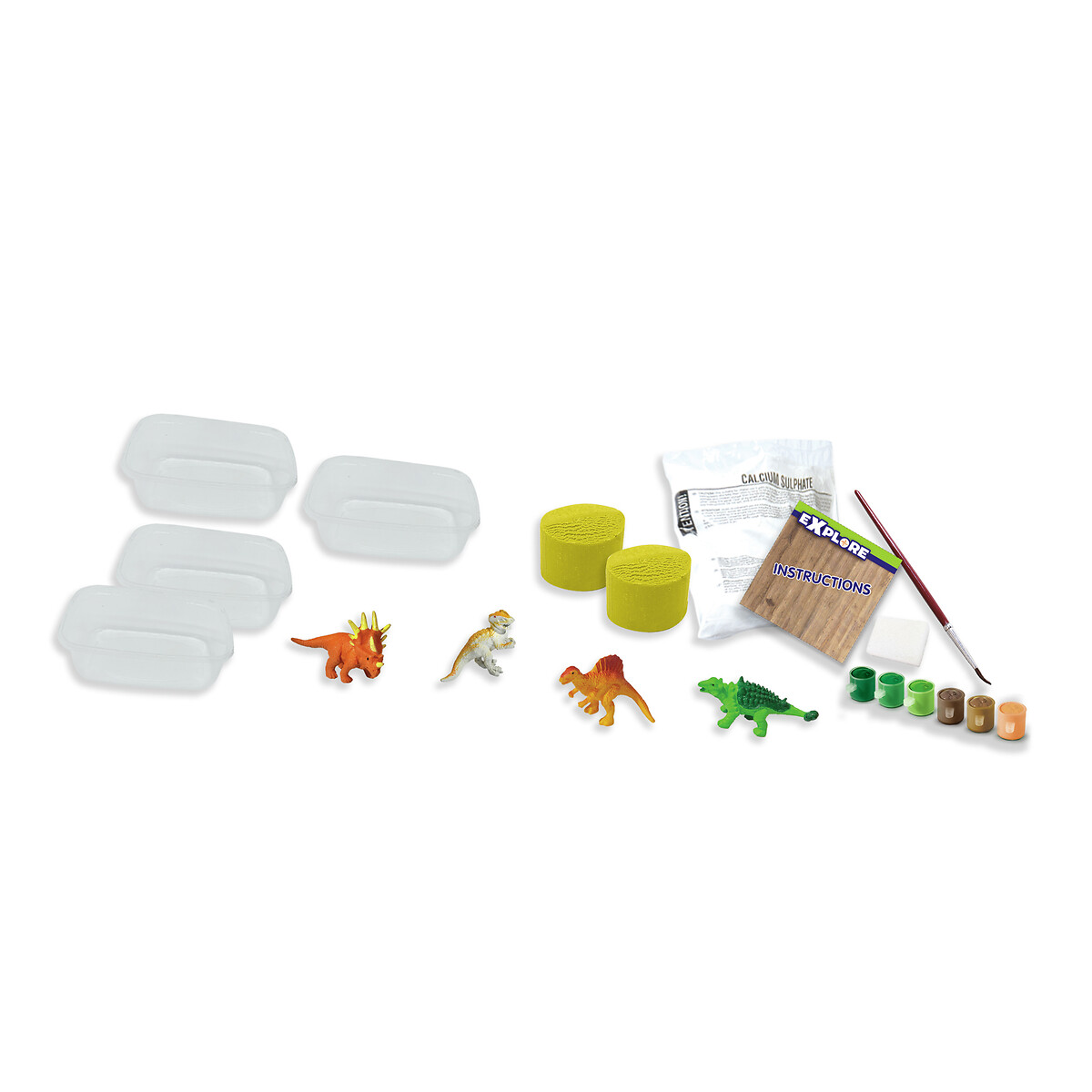 Brinquedo "Dino fósseis", SES vermelho/camel, SES