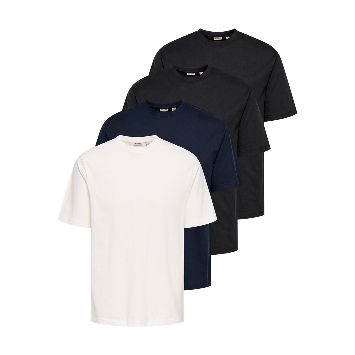 T-Shirt noire - black, ONLY & SONS