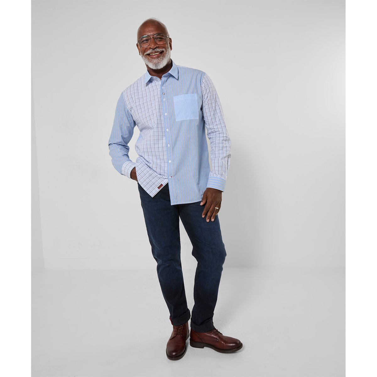Chemise Cool Combinée bleu, JOE BROWNS