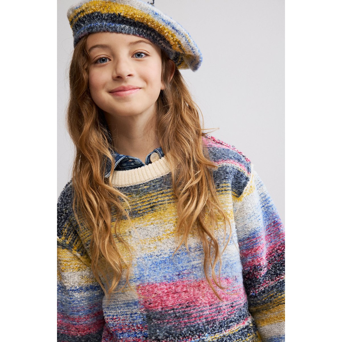 Pull chiné multicolore multicolore, DESIGUAL