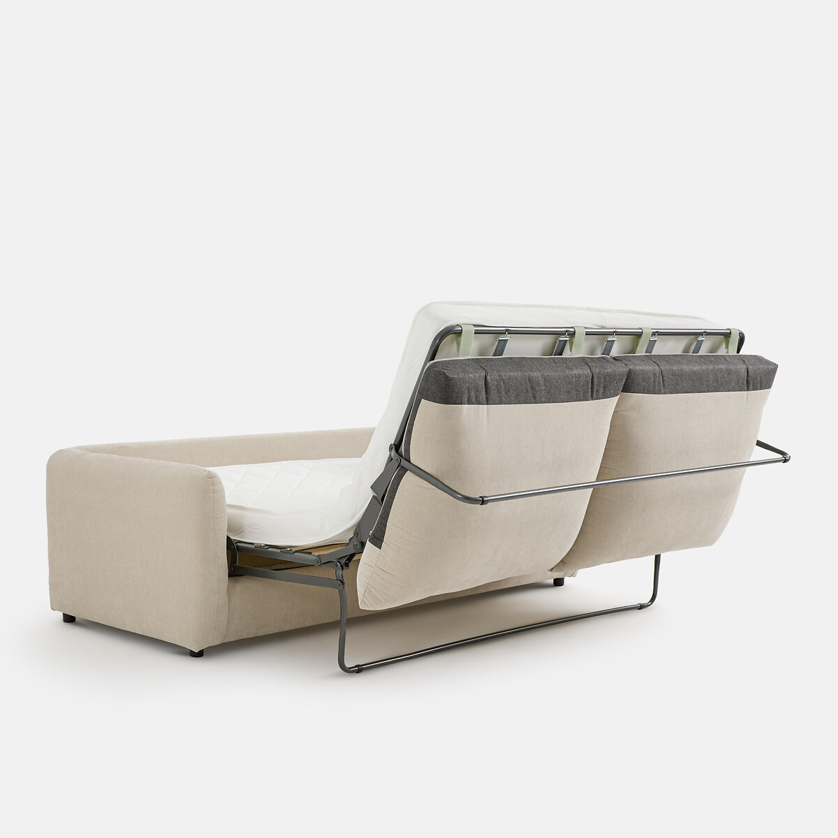 Canapé convertible, 2, 3 ou 4 places, en polyester chiné, YDE beige, LA REDOUTE INTERIEURS