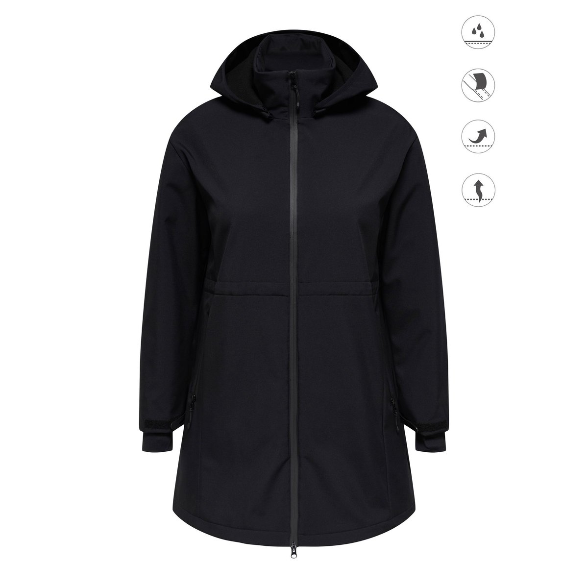 Manteau Softshell black, ONLY CARMAKOMA