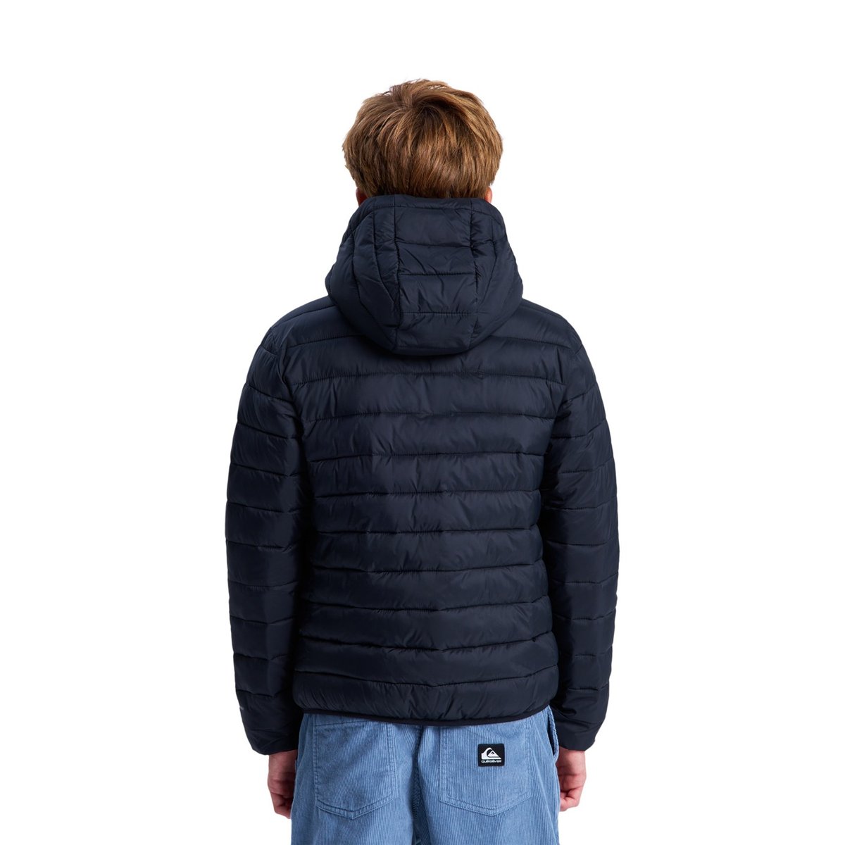 Veste isolante à capuche SCALY noir black, QUIKSILVER