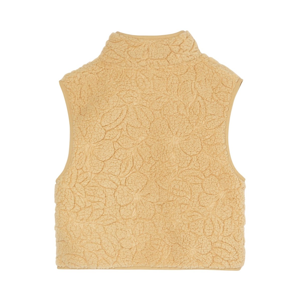 Gilet en polaire sherpa ICONIC STARS. beige peeble outline mo, ROXY