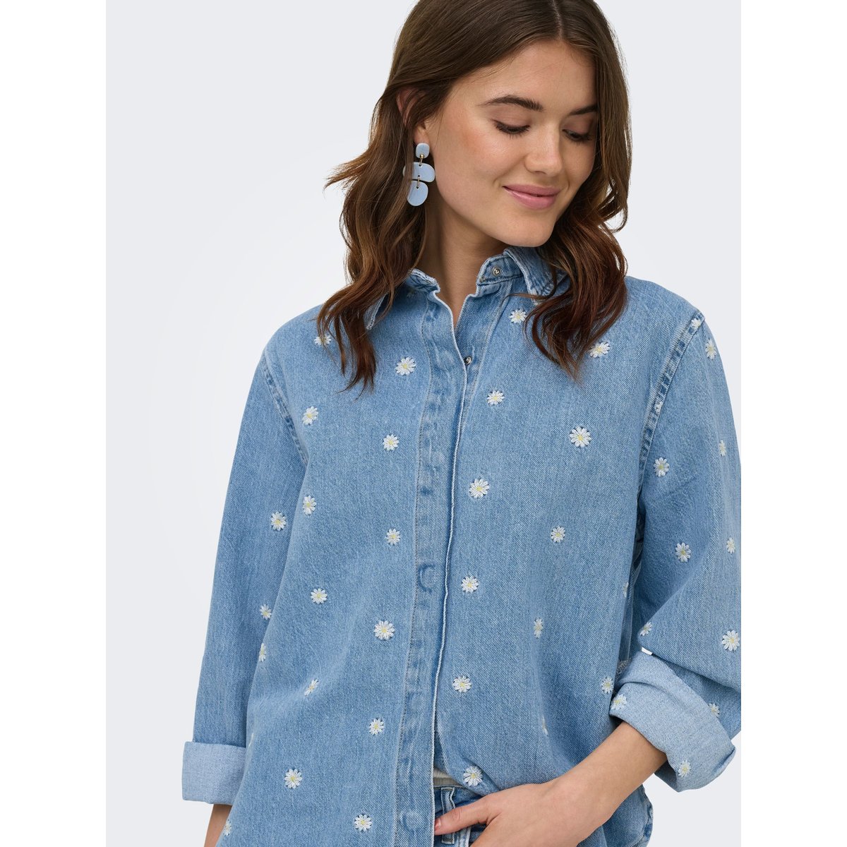 Chemise En Denim light blue denim, ONLY