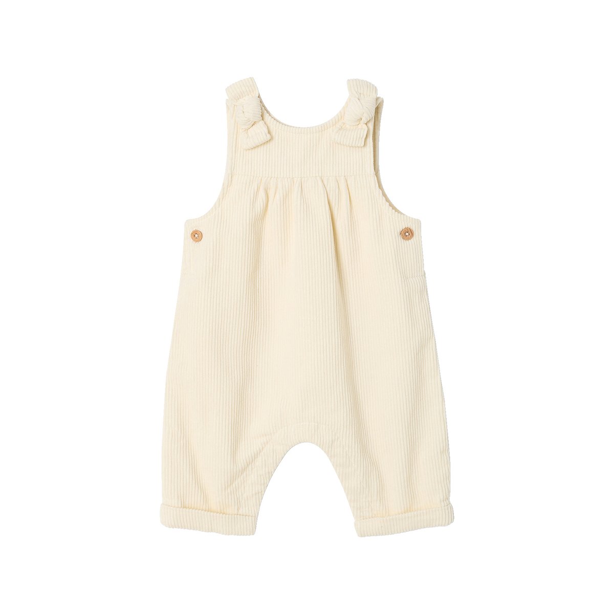 Ensemble salopette et body vanille, VERTBAUDET