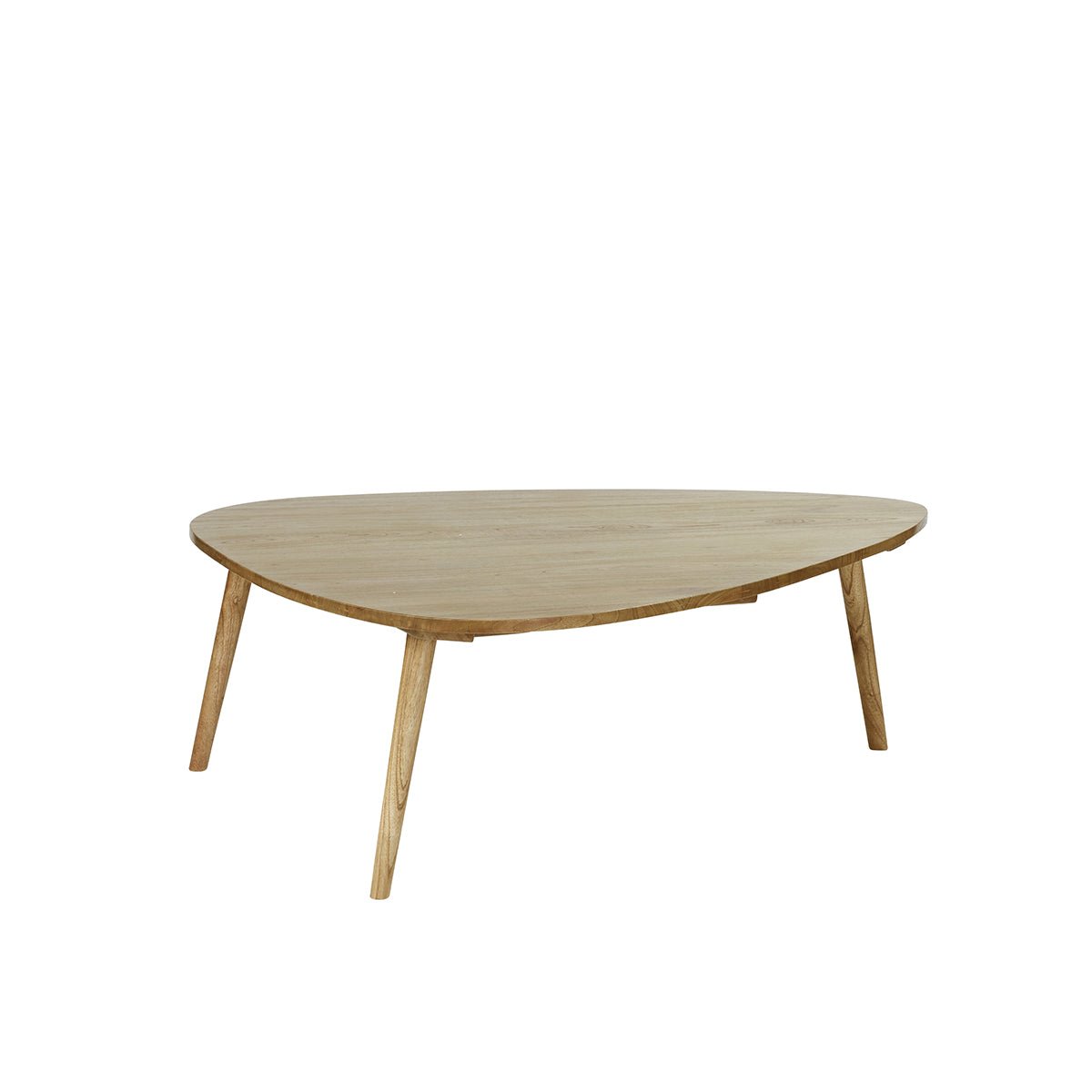 Table basse en bois massif 120 cm ODDA naturel, BERAH GETAH