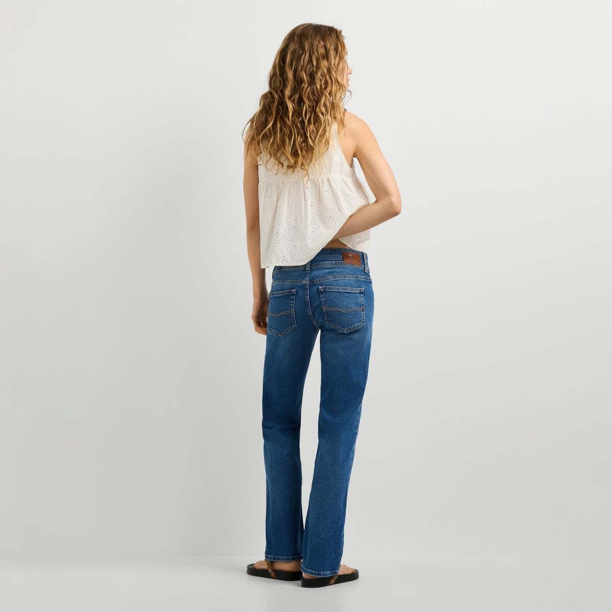 Venus - Jean Coupe Regular, Taille Basse authentique bleu vif, PEPE JEANS