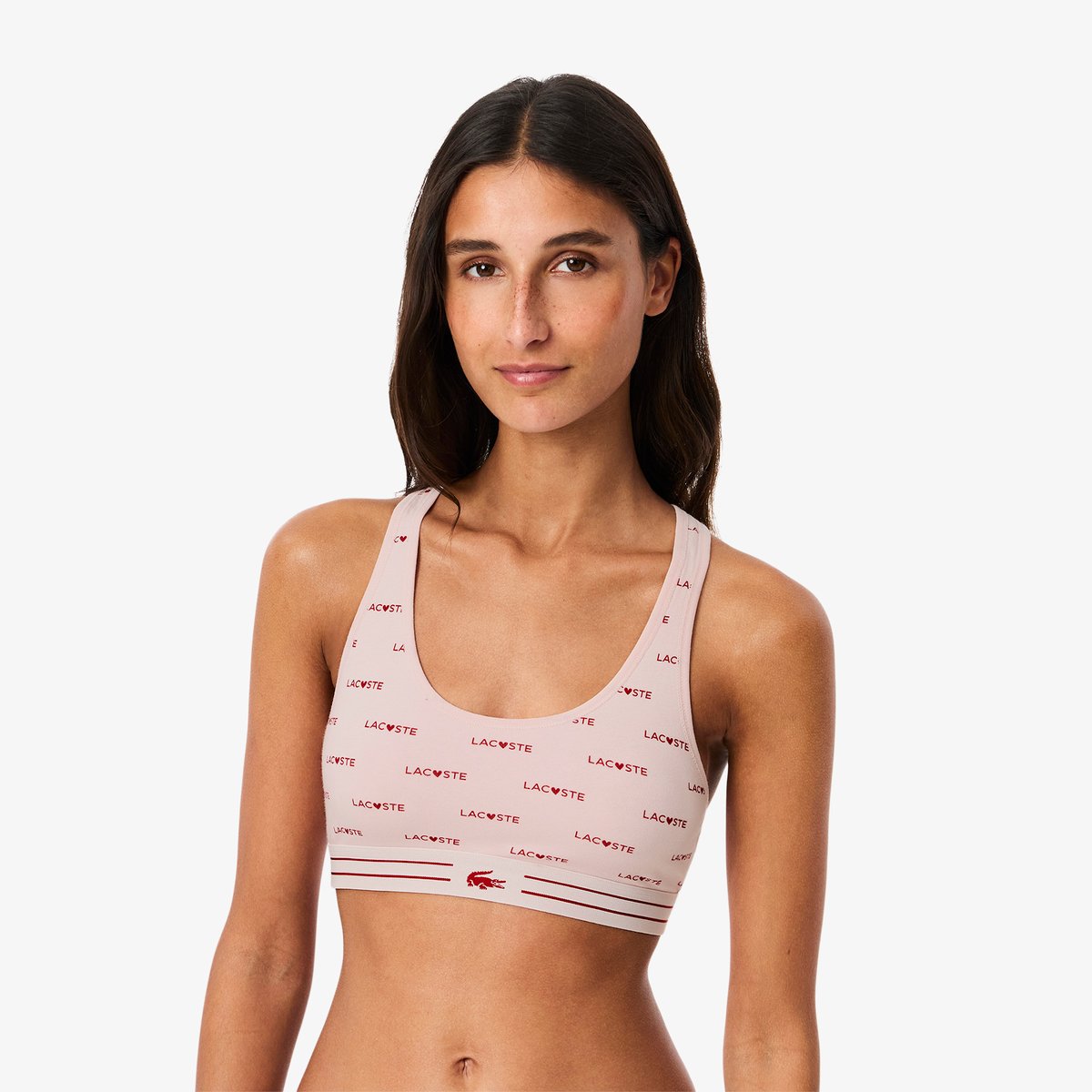 Brassière Saint Valentin imprimé rose-iap, LACOSTE