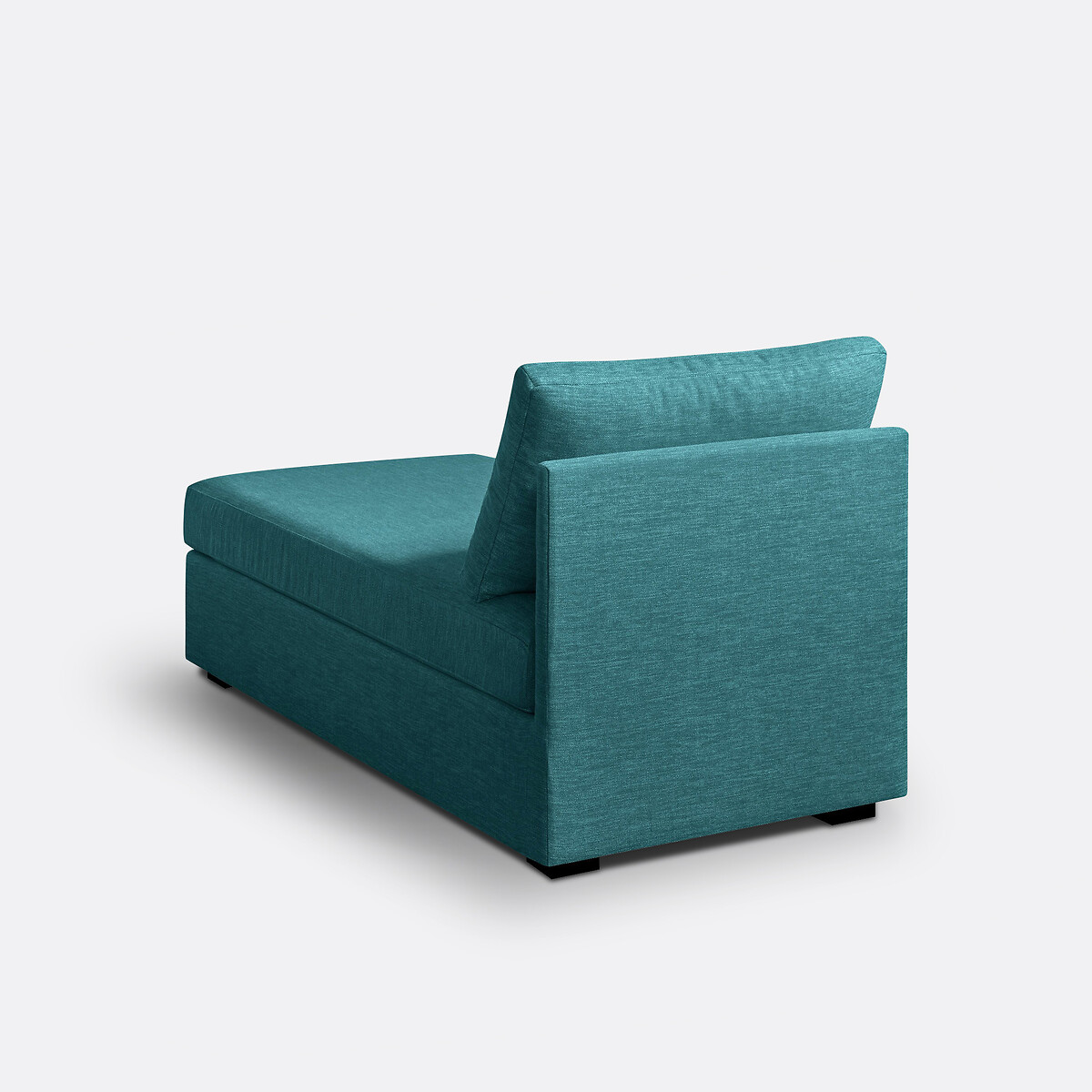 Chaise longue mesclada, conforto superior, Robin azul-petróleo, SO'HOME