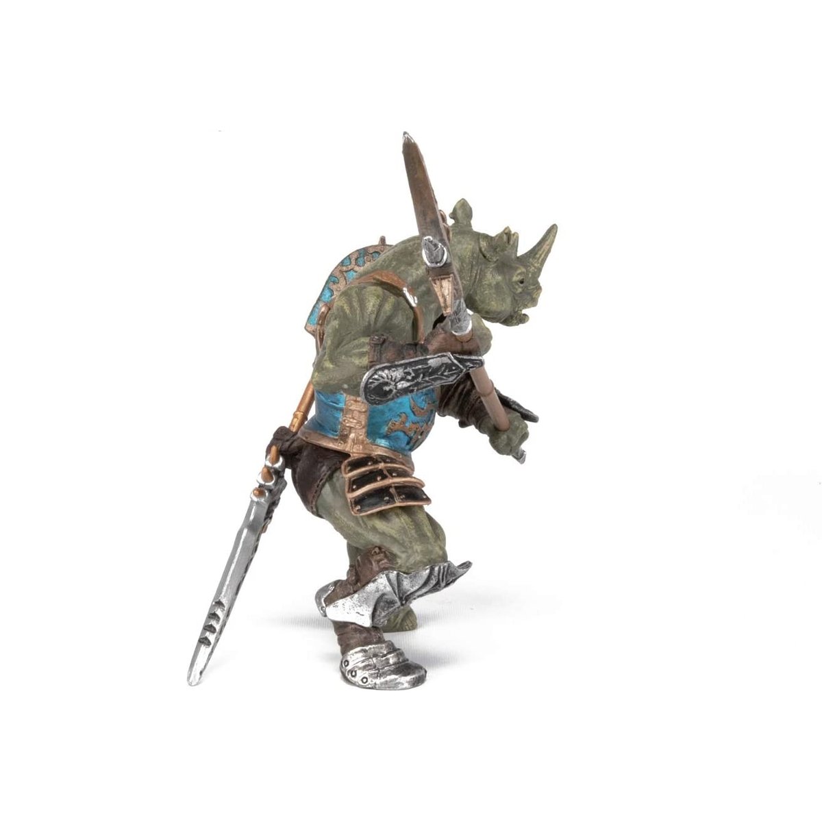 Figurine Mutant rhinocéros marron, PAPO