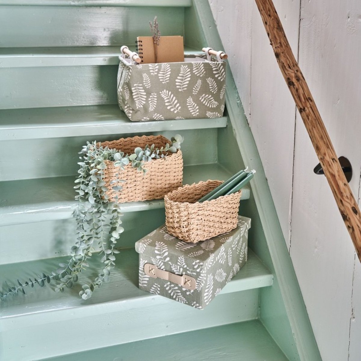Corbeilles rangement set de 3 beige, ZELLER PRESENT