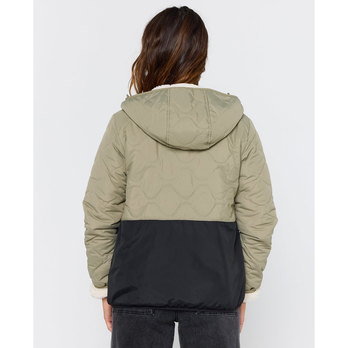 Veste matelassée ANTI-SERIES olive, RIP CURL