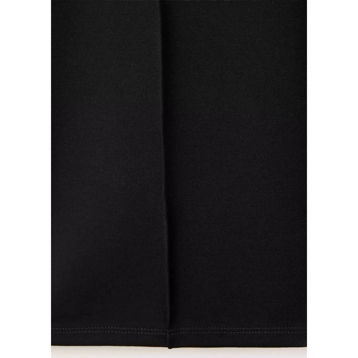 Leggings droits coutures noir, MANGO