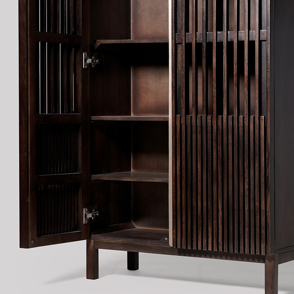 Klaus Mango Wood 2 Door Cabinet dark brown, SWOON