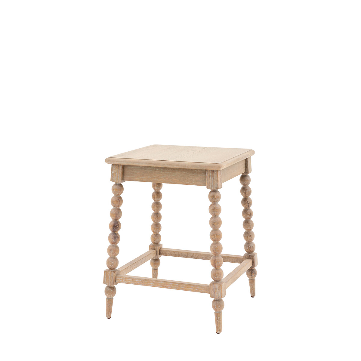 Ames Oak Side Table with Pompom Legs oak, ÉDITÉ