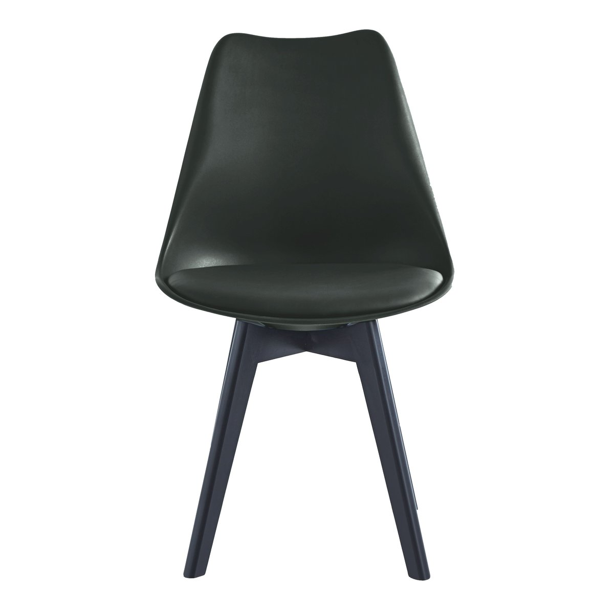 Chaise scandinave, ESBJERG noir, NORDLYS