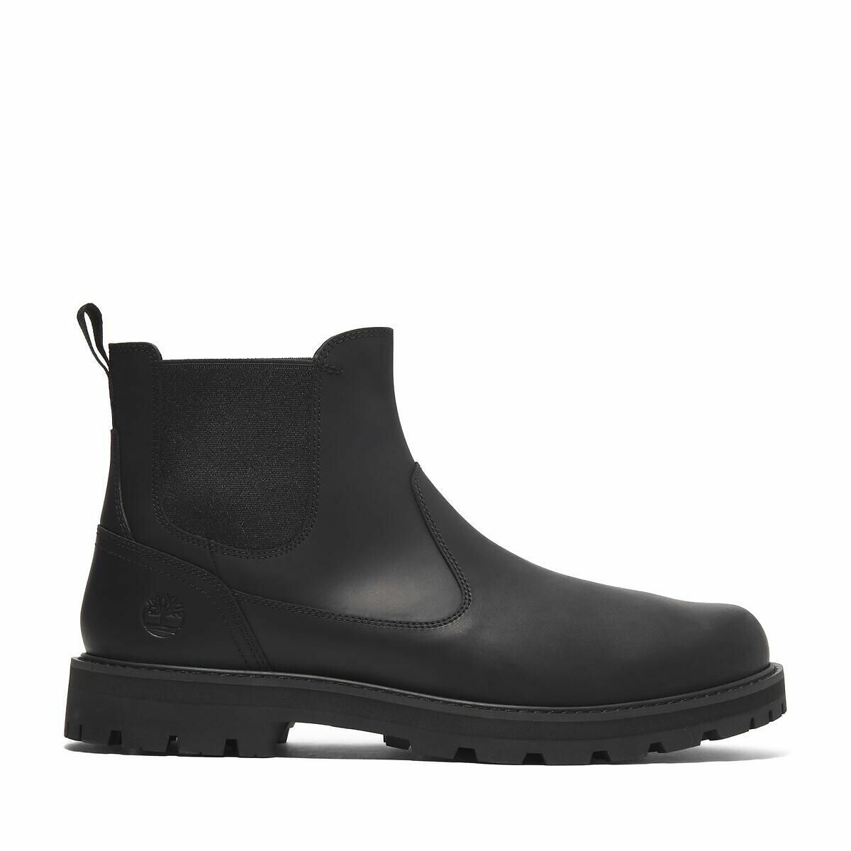 Britton Road Mid Chelsea Boots in Leather black, TIMBERLAND