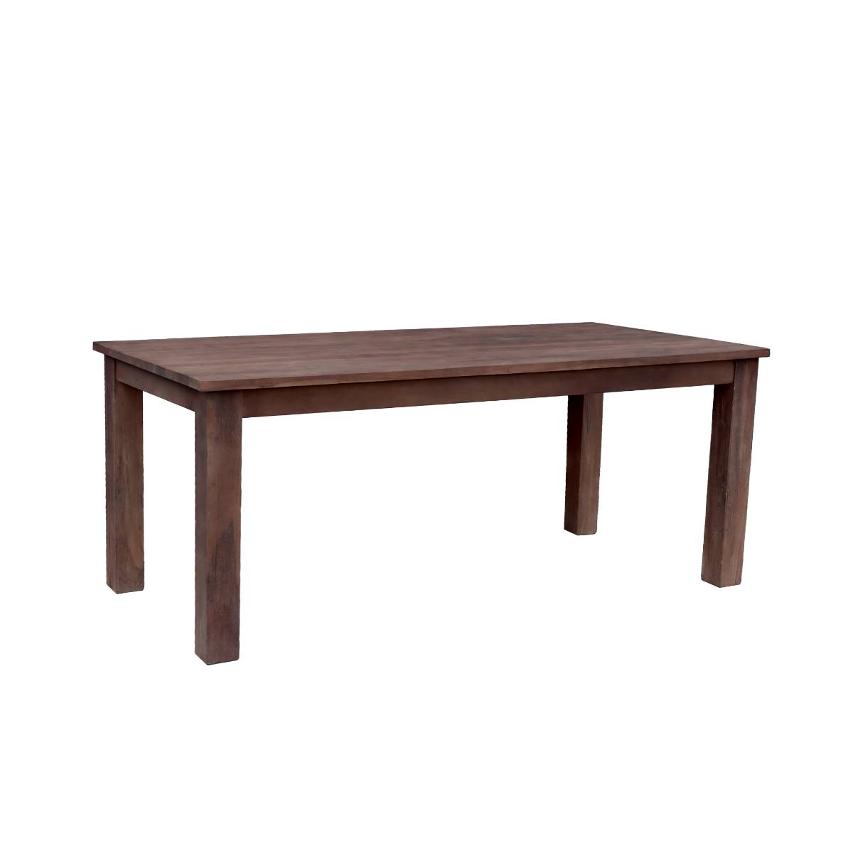 Table à manger en bois recyclé INDRA bois foncé, MADE IN MEUBLES